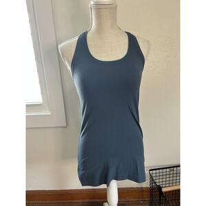 Lululemon Cool Racerback Size 6 Hip Length Blue Women’s Tank Top